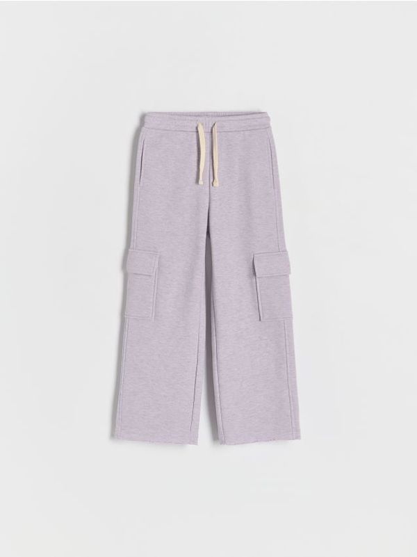 Reserved Reserved - GIRLS` TROUSERS - boja lavande