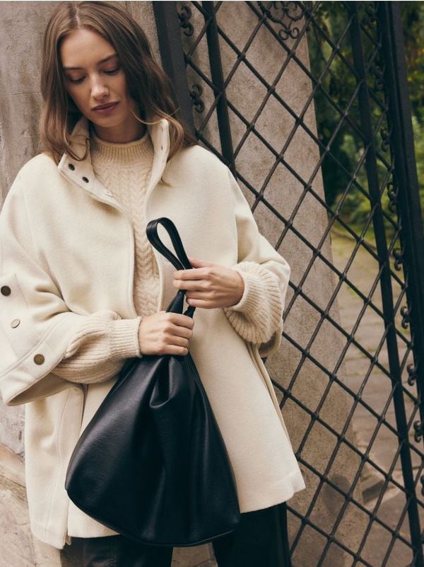 Reserved Reserved - Hobo torba - crno