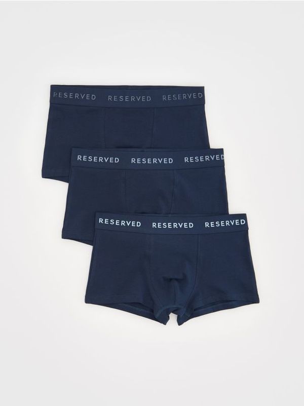 Reserved Reserved - Komplet od 3 para classic bokserica - mornarsko plava