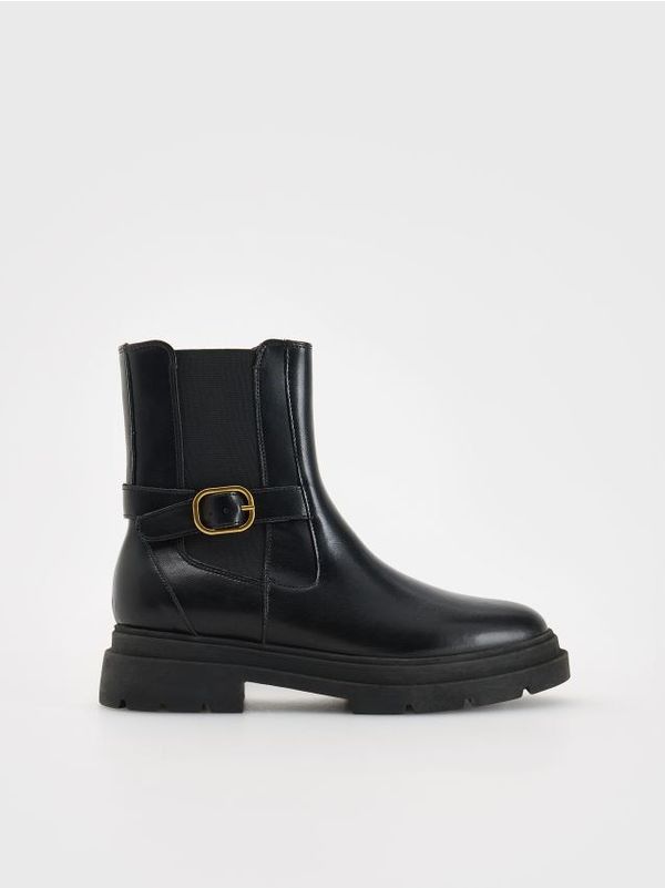 Reserved Reserved - LADIES` ANKLE BOOTS - crno