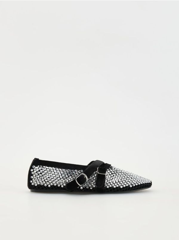 Reserved Reserved - LADIES` BALLERINAS - crno
