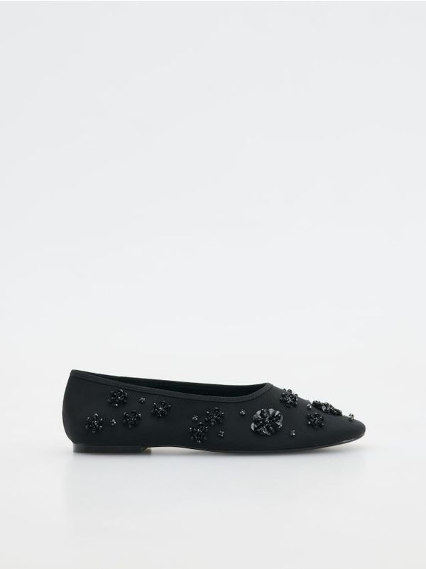 Reserved Reserved - LADIES` BALLERINAS - crno