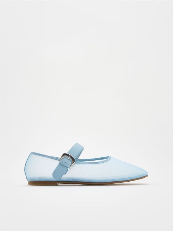 Reserved Reserved - LADIES` BALLERINAS - svjetloplavo