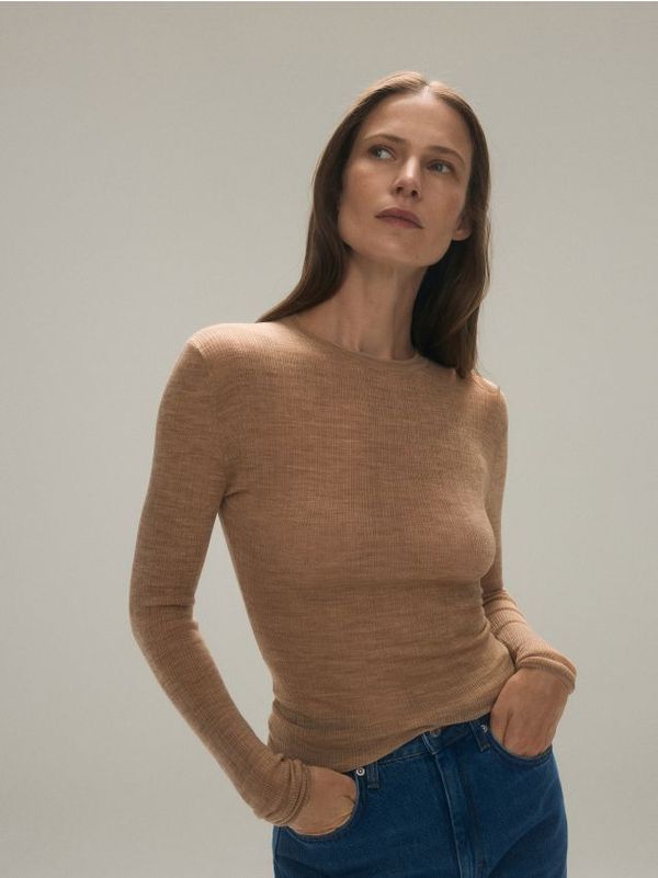 Reserved Reserved - LADIES` BLOUSE - bež