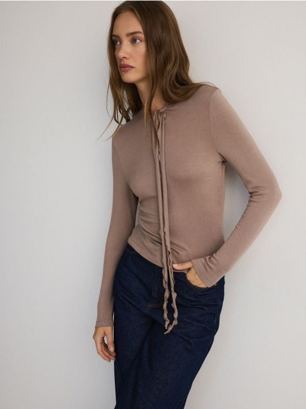Reserved Reserved - LADIES` BLOUSE - bež