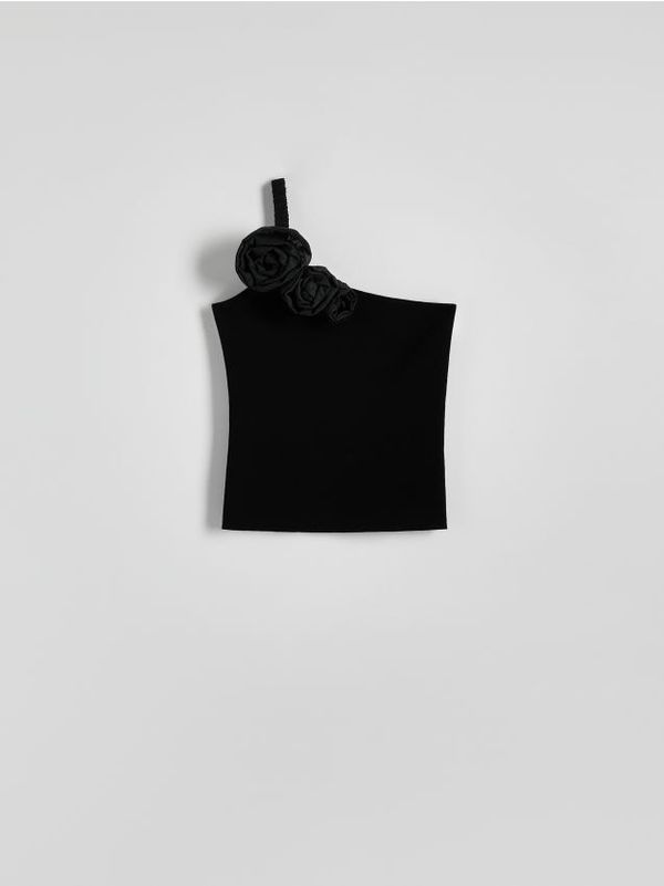 Reserved Reserved - LADIES` BLOUSE - crno