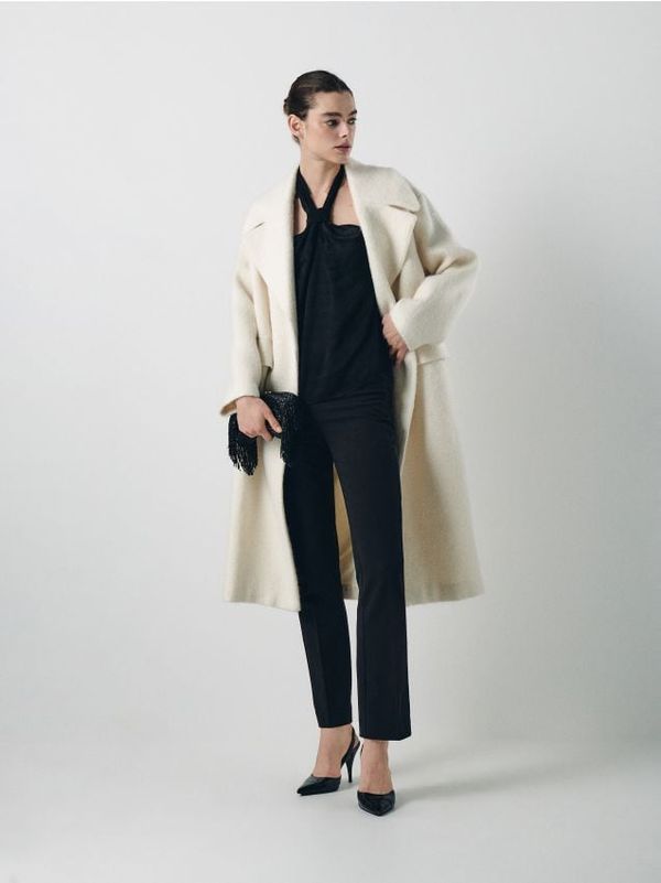 Reserved Reserved - LADIES` BLOUSE - crno