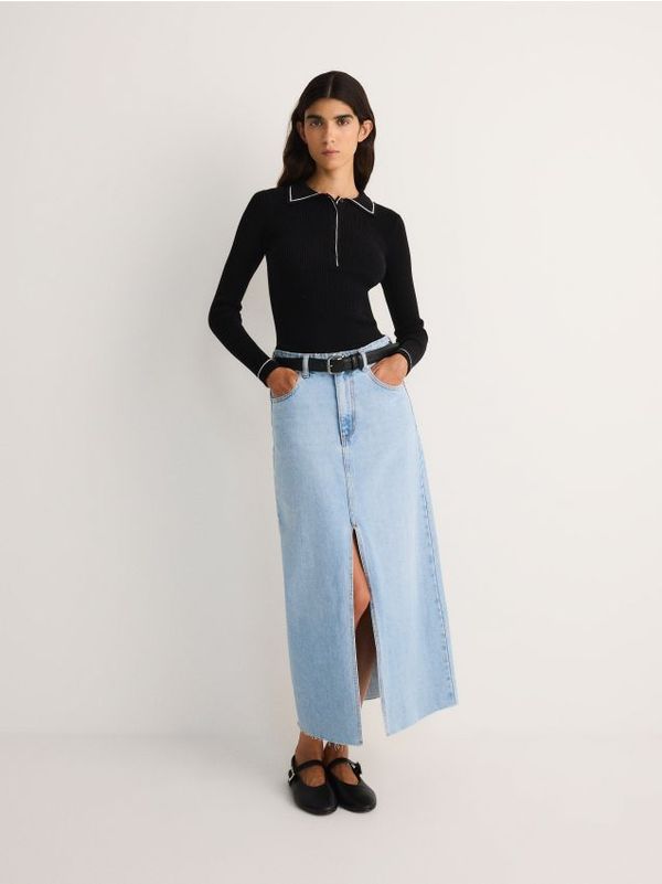 Reserved Reserved - LADIES` BLOUSE - crno