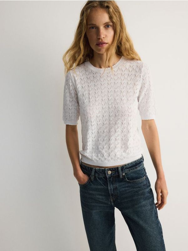 Reserved Reserved - LADIES` BLOUSE - krem