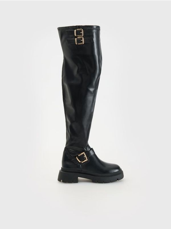 Reserved Reserved - LADIES` BOOTS - crno