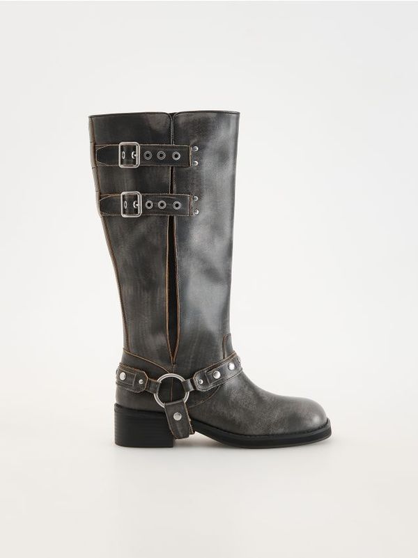 Reserved Reserved - LADIES` BOOTS - crno