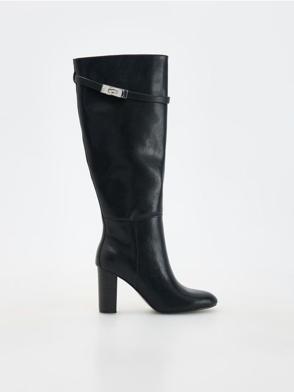 Reserved Reserved - LADIES` BOOTS - crno