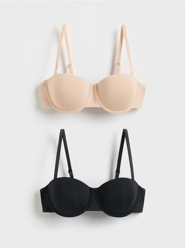 Reserved Reserved - LADIES` BRASSIERE MULTI - crno