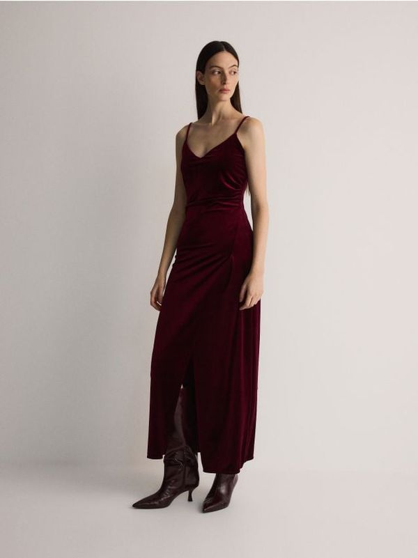 Reserved Reserved - LADIES` DRESS - boja kestena