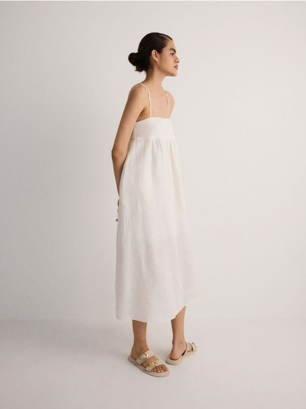 Reserved Reserved - LADIES` DRESS - krem