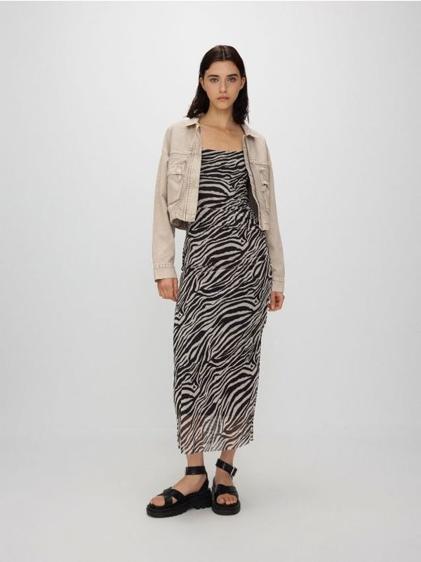 Reserved Reserved - LADIES` DRESS - šaren