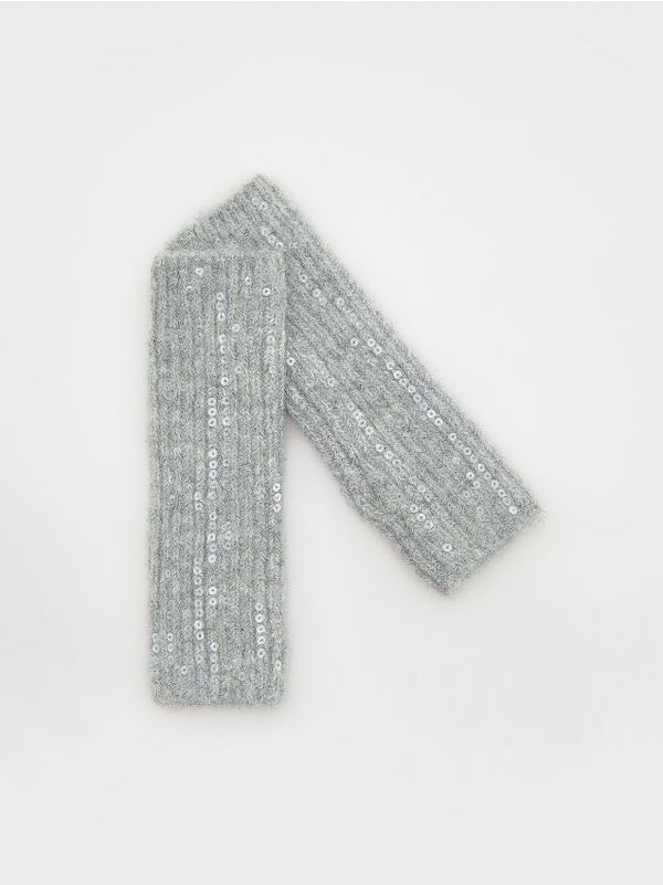 Reserved Reserved - LADIES` GLOVES - svijetlo siva