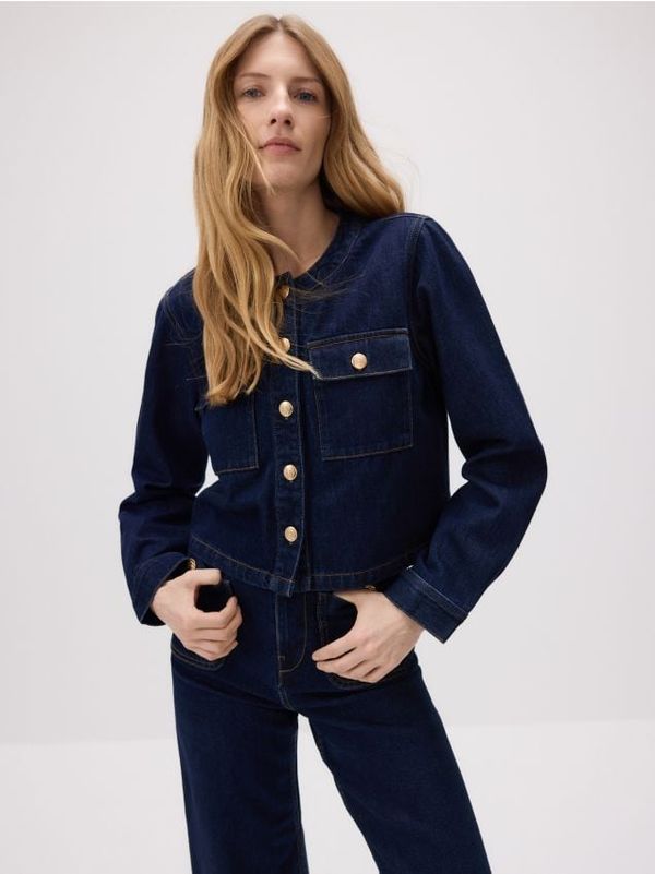 Reserved Reserved - LADIES` JACKET - mornarsko plava