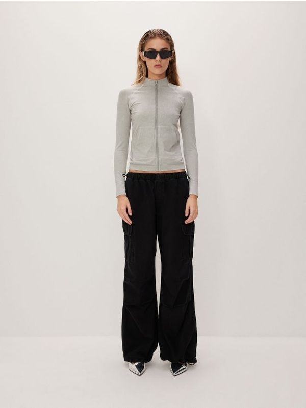 Reserved Reserved - LADIES` JEANS TROUSERS - crno