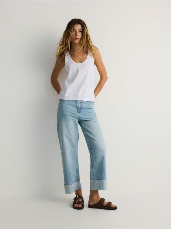 Reserved Reserved - LADIES` JEANS TROUSERS - plava