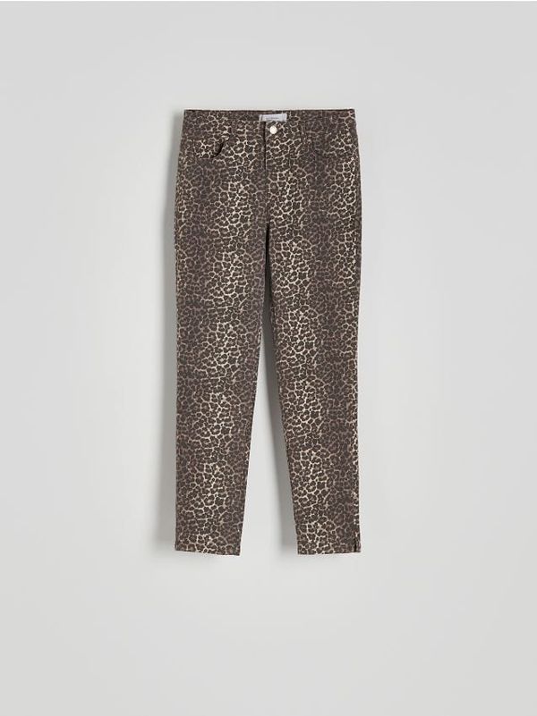 Reserved Reserved - LADIES` JEANS TROUSERS - šaren