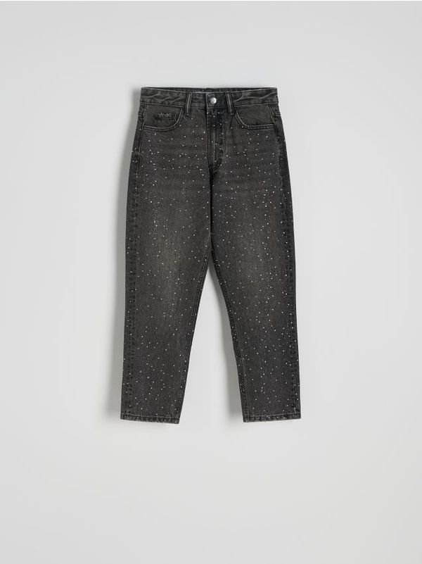 Reserved Reserved - LADIES` JEANS TROUSERS - siva
