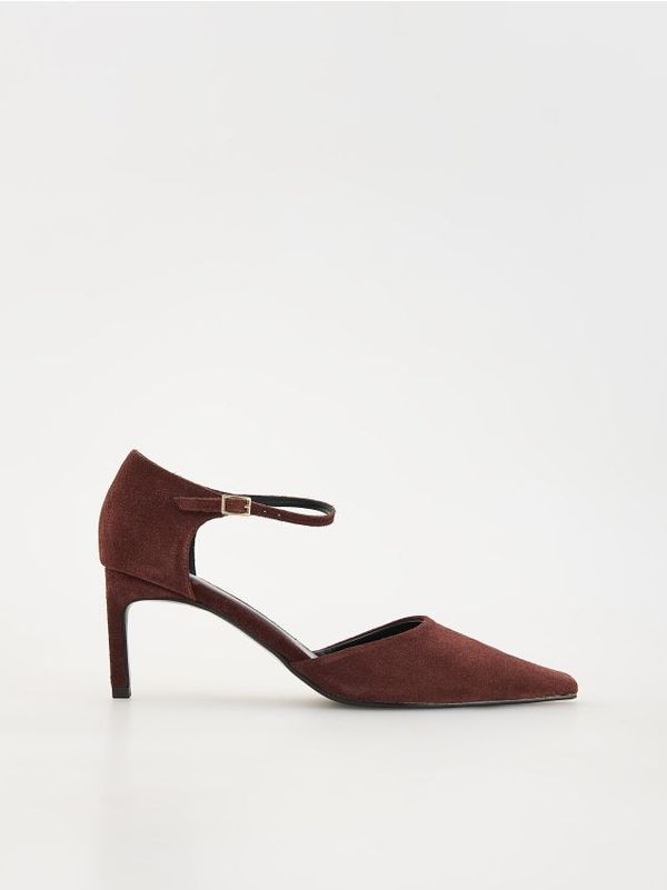 Reserved Reserved - LADIES` PUMPS - boja mahagonija