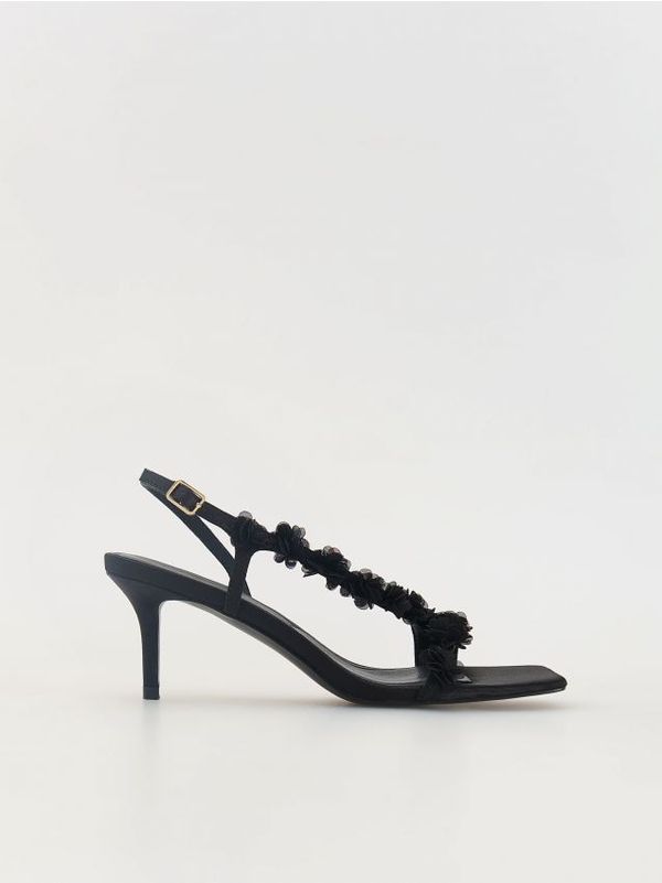 Reserved Reserved - LADIES` SANDALS - crno