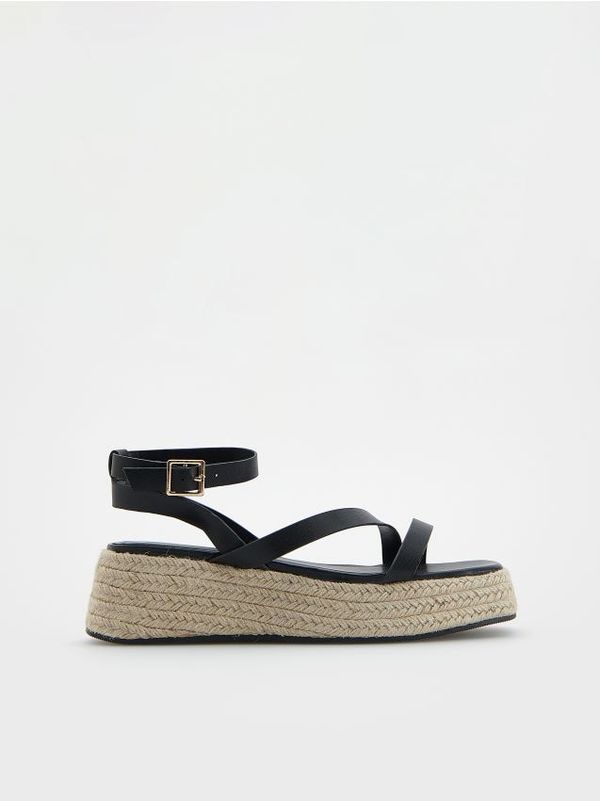 Reserved Reserved - LADIES` SANDALS - crno