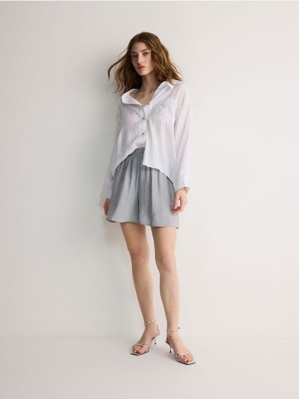 Reserved Reserved - LADIES` SHORTS - light grey