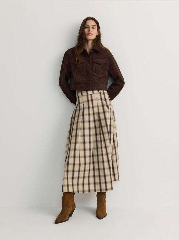 Reserved Reserved - LADIES` SKIRT - bež