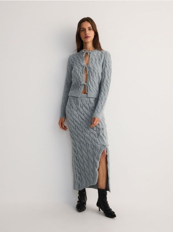 Reserved Reserved - LADIES` SKIRT - bljedozeleno