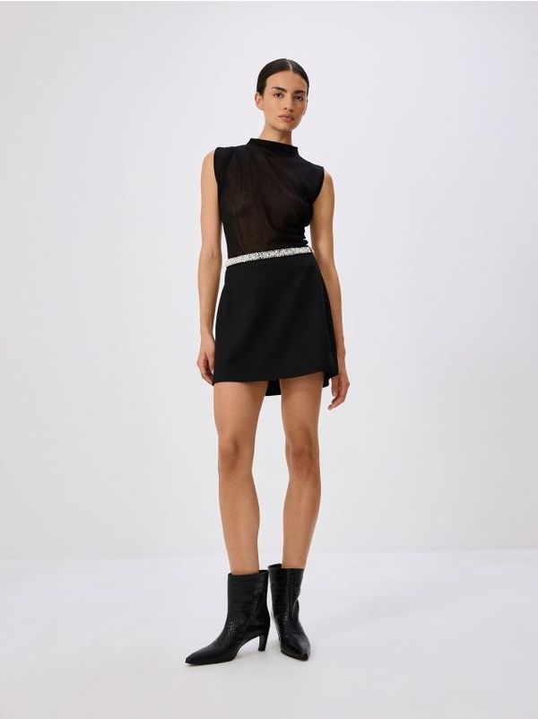 Reserved Reserved - LADIES` SKIRT - crno