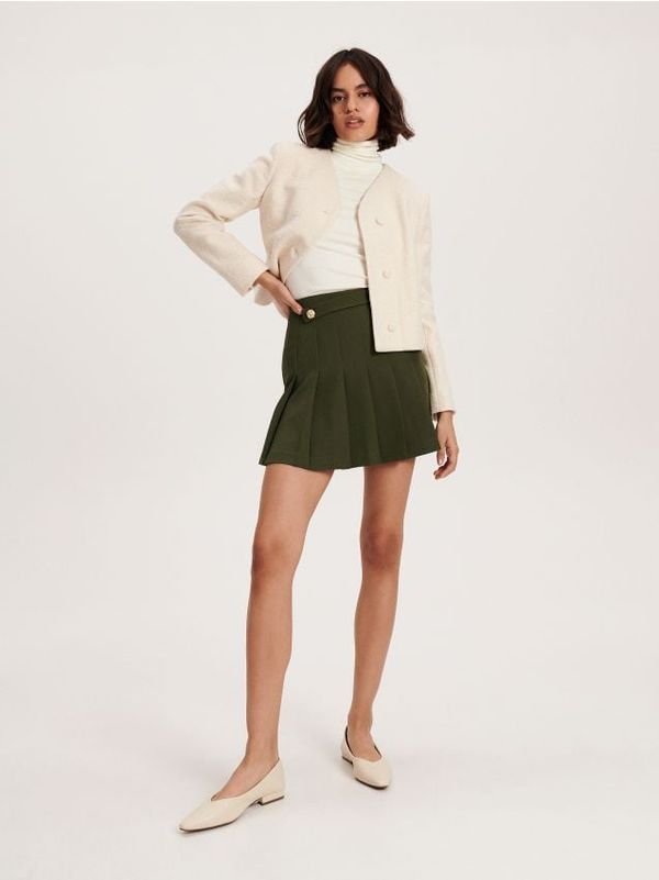 Reserved Reserved - LADIES` SKIRT - zelena
