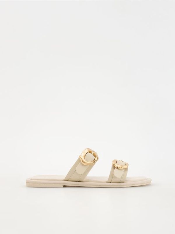 Reserved Reserved - LADIES` SLIDES - bež