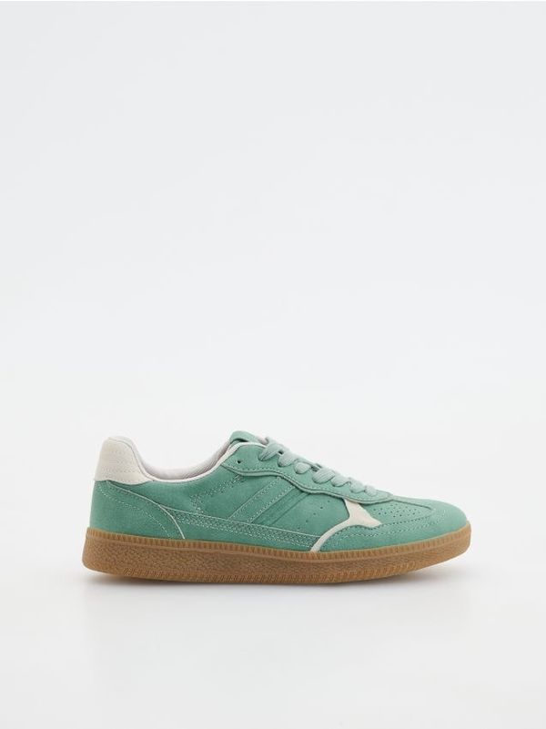 Reserved Reserved - LADIES` SNEAKERS - čeličnozeleno