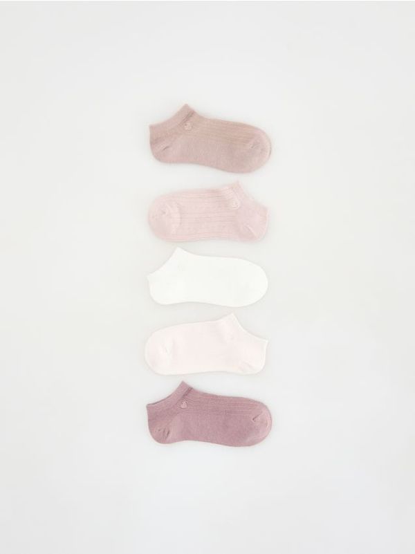 Reserved Reserved - LADIES` SOCKS - pastelnoružičasto
