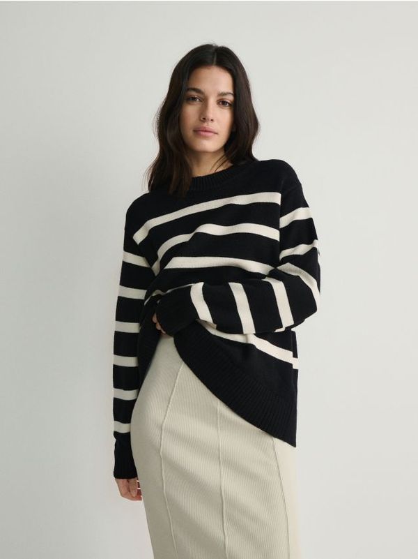 Reserved Reserved - LADIES` SWEATER - crno