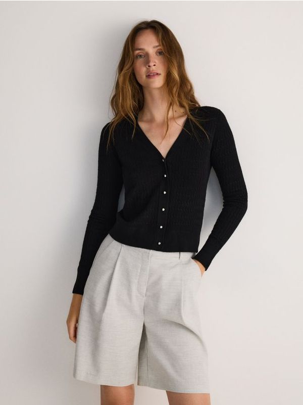 Reserved Reserved - LADIES` SWEATER - crno