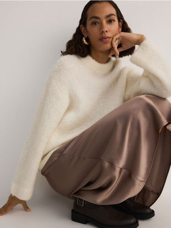 Reserved Reserved - LADIES` SWEATER - krem