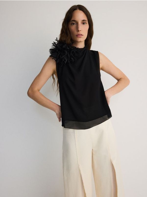 Reserved Reserved - LADIES` TOP - crno