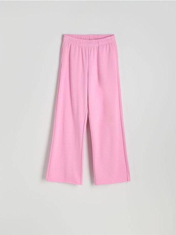 Reserved Reserved - LADIES` TROUSERS - pastelnoružičasto