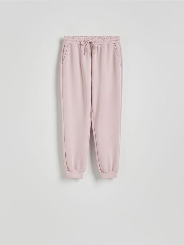 Reserved Reserved - LADIES` TROUSERS - pastelnoružičasto
