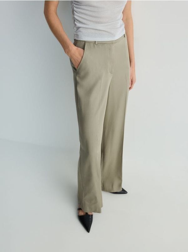 Reserved Reserved - LADIES` TROUSERS - prljavozeleno
