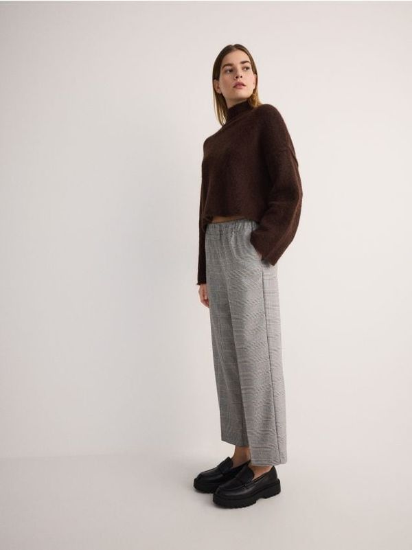 Reserved Reserved - LADIES` TROUSERS - šaren