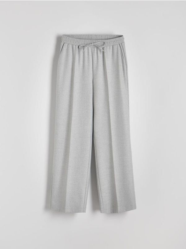 Reserved Reserved - LADIES` TROUSERS - srednjesivo