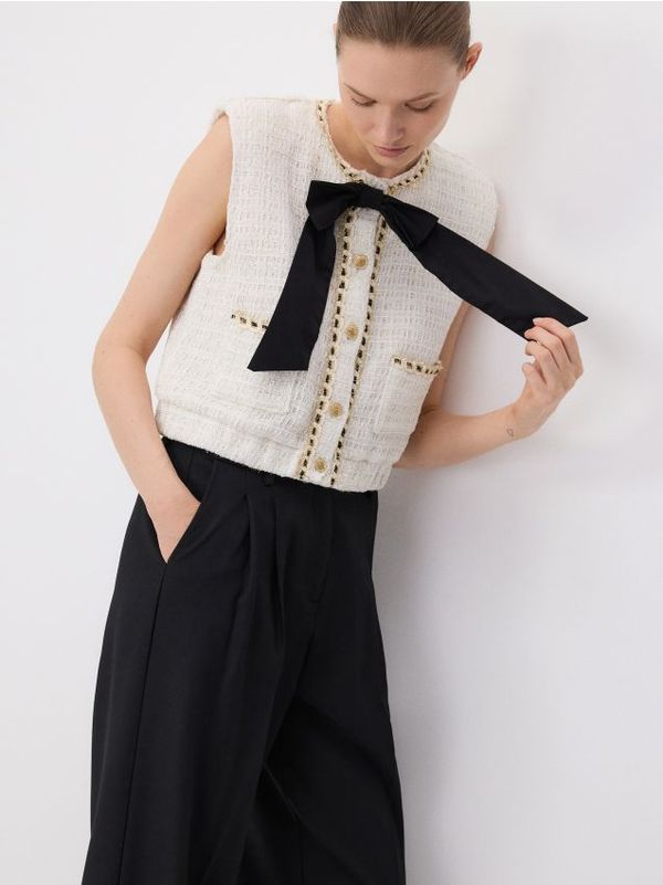 Reserved Reserved - LADIES` VEST - krem