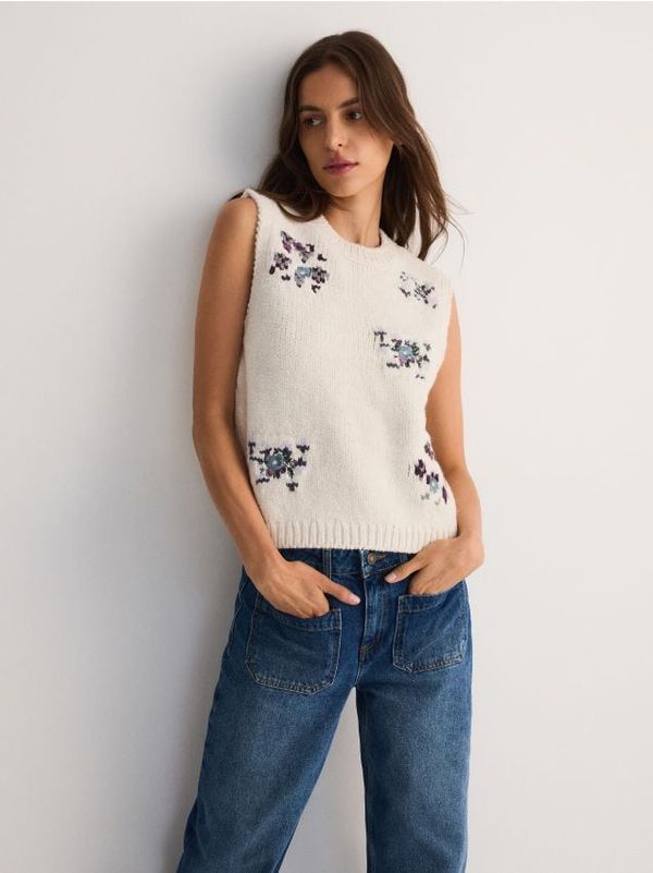 Reserved Reserved - LADIES` VEST - šaren