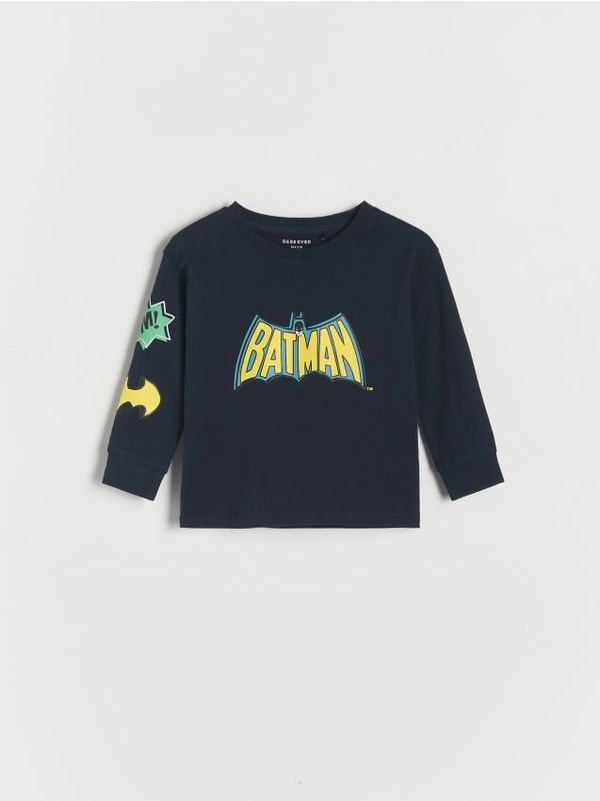 Reserved Reserved - Majica dugih rukava Batman - crno