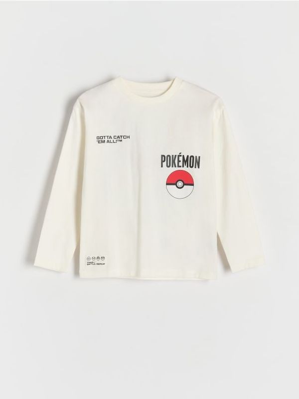 Reserved Reserved - Majica dugih rukava Pokémon - krem